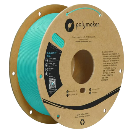 PolySonic PLA Polymaker Teal