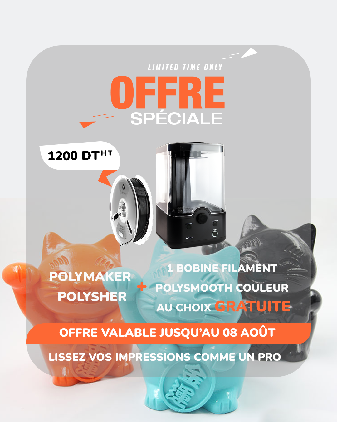 Promo filaments 3D